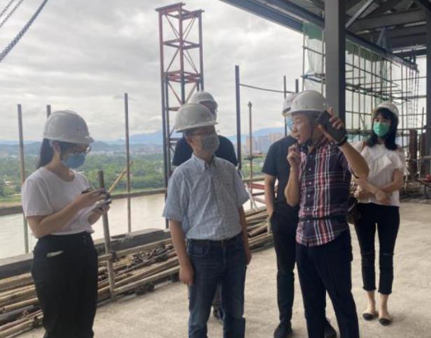 AG真人集团向导赴锦江嘉州宾馆视察施工 刷新项目